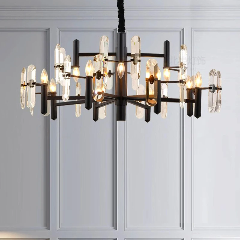

Luxury Crystal Chandelier Pendant Lights for Living Room Dining Room Ceiling Indoor Lighting