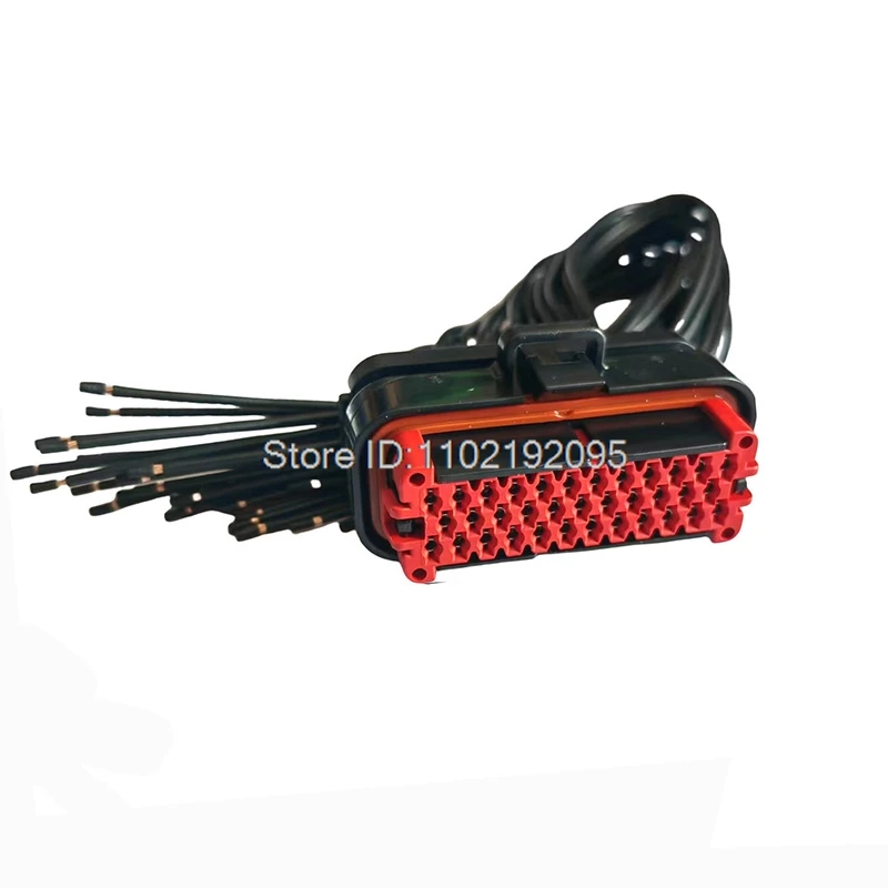 30CM 0.85MM 35POS 4.00MM 35 Pin ECU 776164-1 776164 770520-1 AMPSEAL TE Connectivity Deutsch Housings Plug Black wire harness