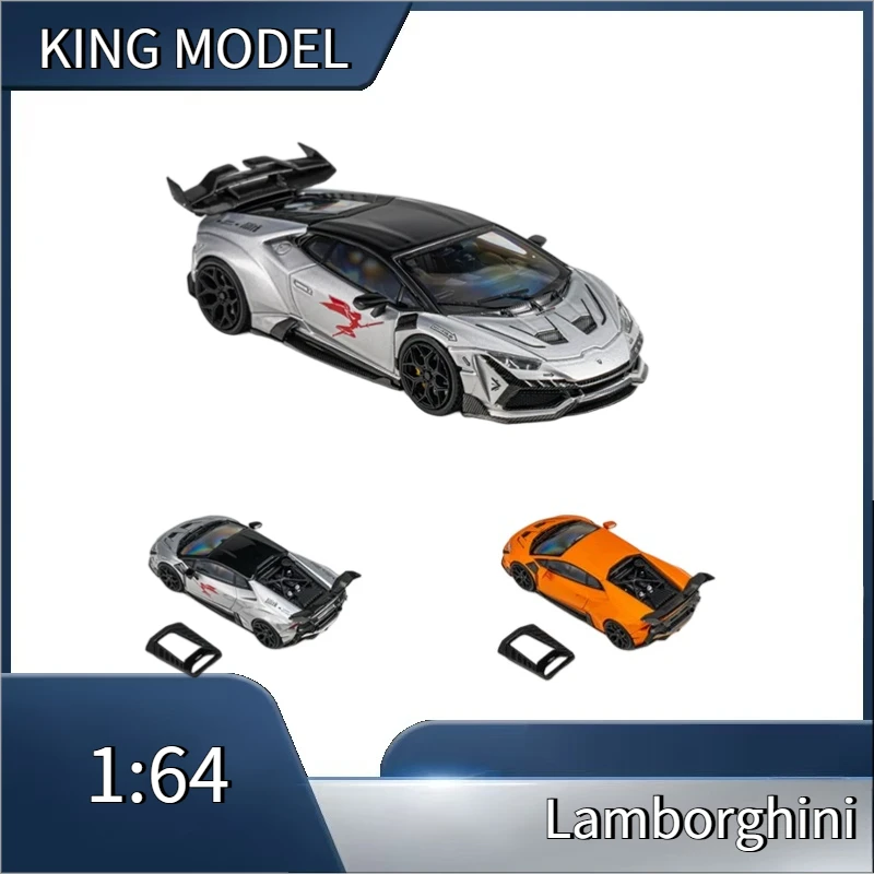 king-model-1-64-darwin-lamborghini-die-cast-alloy-figure-boy's-toy-adult-collection-piece-holiday-gift