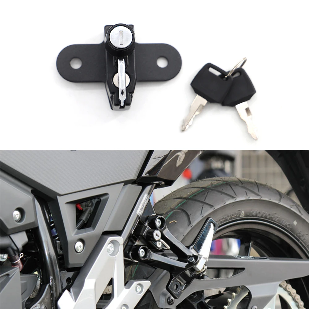 

For Suzuki V-Strom 250 2017 2018 2019 2020 2021 VStrom 250 Motorcycle Helmet Lock Bloqueo De Casco