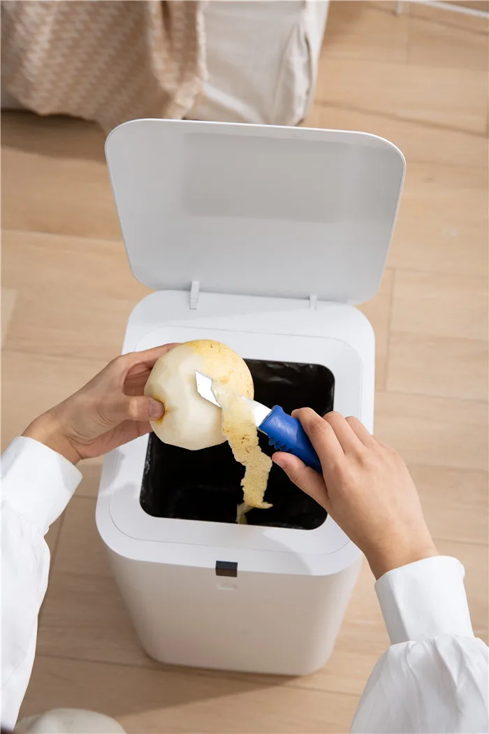 

Автоматический мусорный бак, 4-галонный самозапечатывающийся и самосменяющийся умный мусорный бак