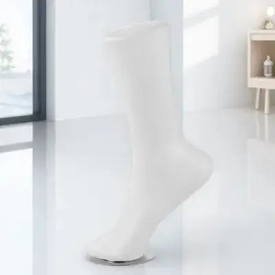 

Vinyl Sock Foot Mannequin Realistic Woman Mannequin Thickened Durable Sock Display Stand Anklet Jewelry Holder