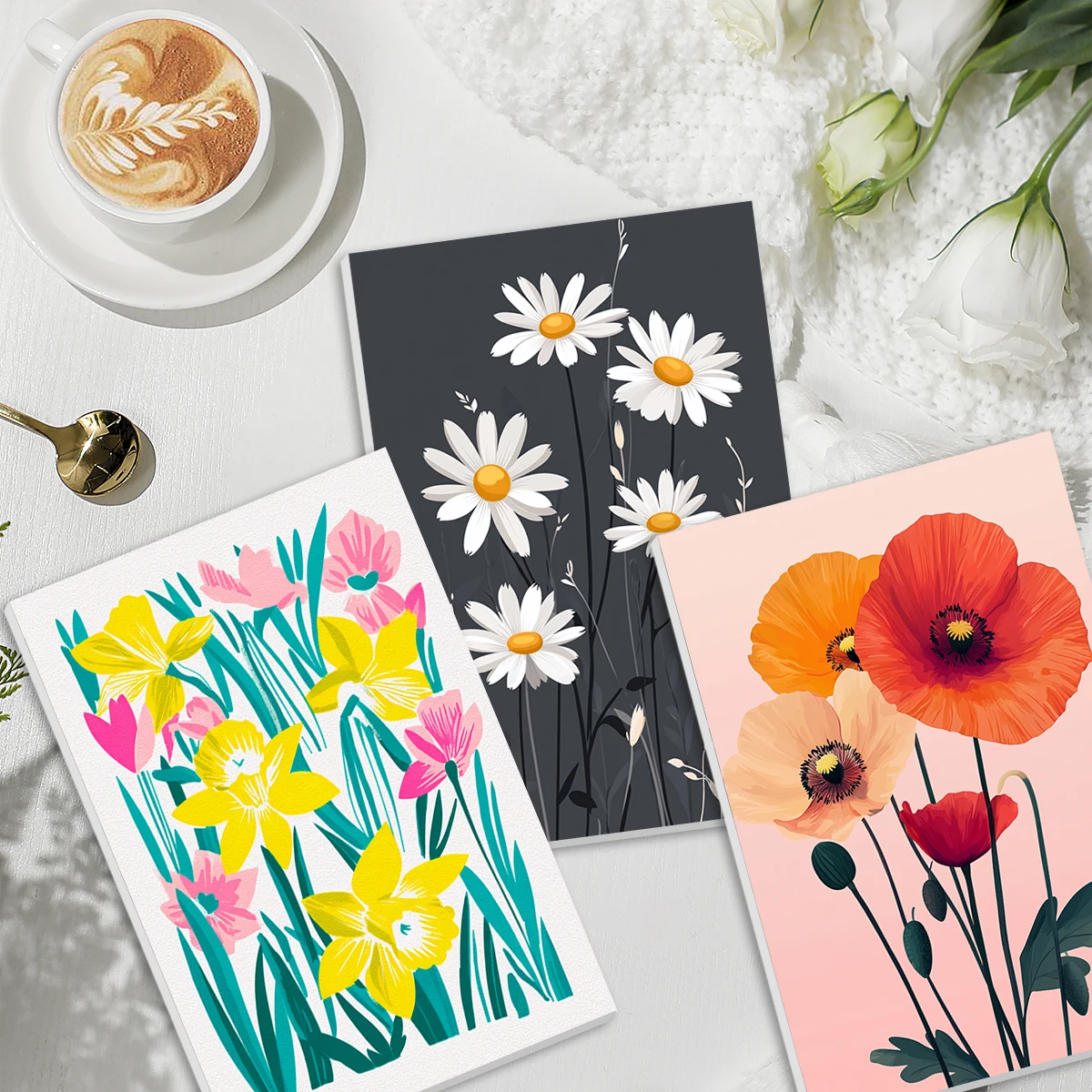 

SDOYUNO Simple Painting By Numbers For Beginner 20*30cm With Frame flower drawing Crafts Color Markers Wall Decoration For Home