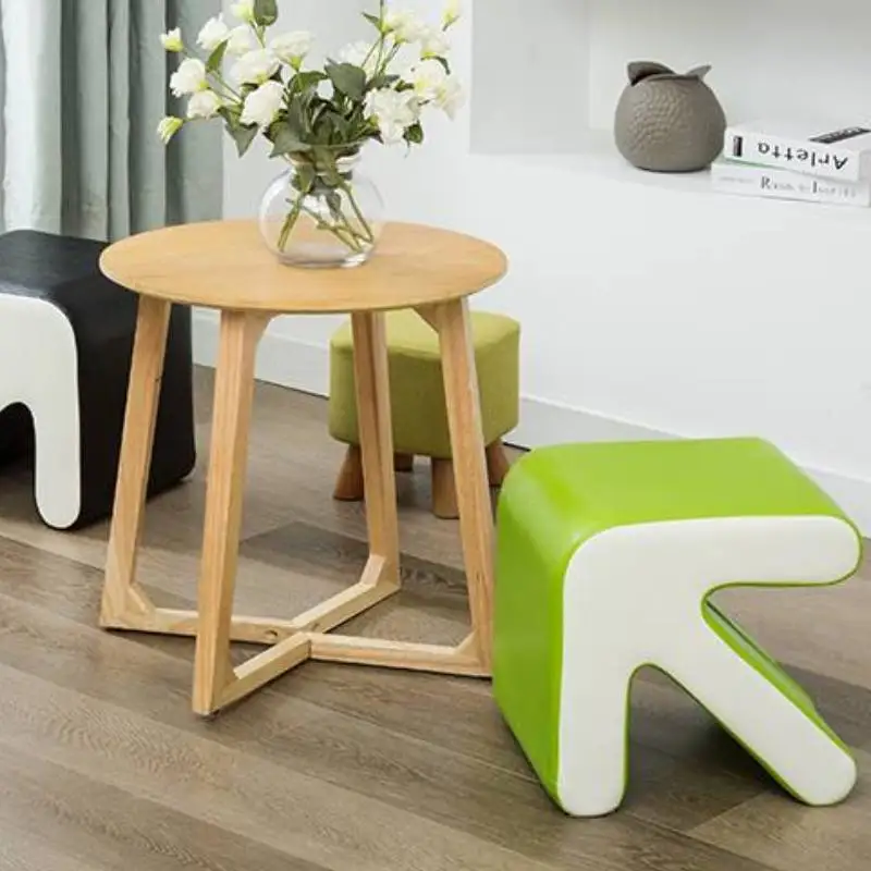 New Arrow Stool For Home Living Room Bedroom Home Furniture Tea Table Stools Soft Children\'t Room Decoration Stool 카페의자