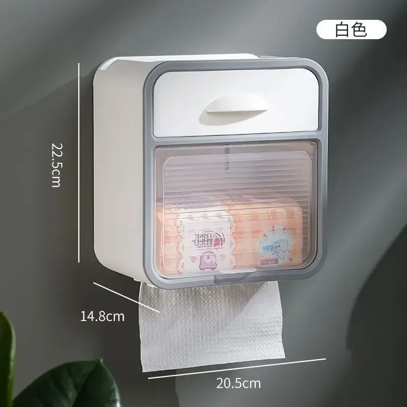 

Многофункциональная настенная коробка для рулонной бумаги, коробка для бумажных полотенец, легкая роскошная коробка для туалетной бумаги, двухслойная водонепроницаемая коробка