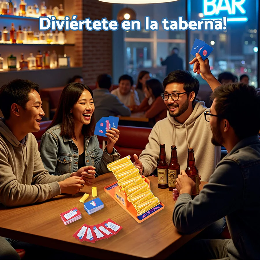 

New Board Game Tilt n Shout Swinging Stilt Multiplayer Battle Answering Interactive Table Game Family Party Board Games gifts