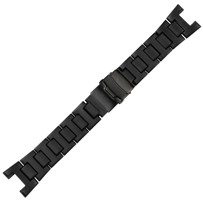 Kunststoff stahl uhr Strap Für Casio PROTREK PRW-7000 PRW7000FC PRW-7000X Armband Schwarz