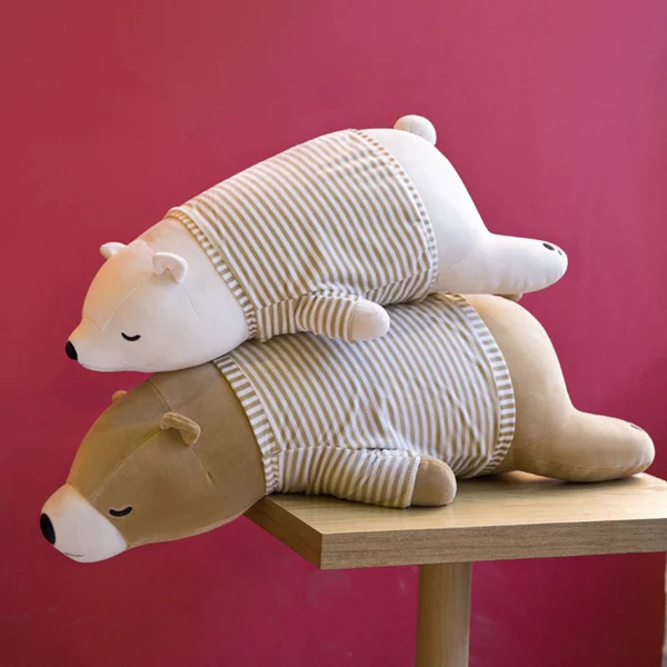 

Очаровательная плюшевая игрушка-медведь, подушка-обнимашка, длинная мягкая игрушка-кукла для девочек, милый ленивый медведь-плюшевик, мягкая игрушка для всех возрастов