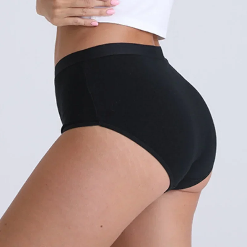 1 Pack Women's Cotton Panties High Waist Briefs Breathable Soft Full Coverage Plus Size Underwear Daily Wear Lingerie M-XXXL - Image 3
