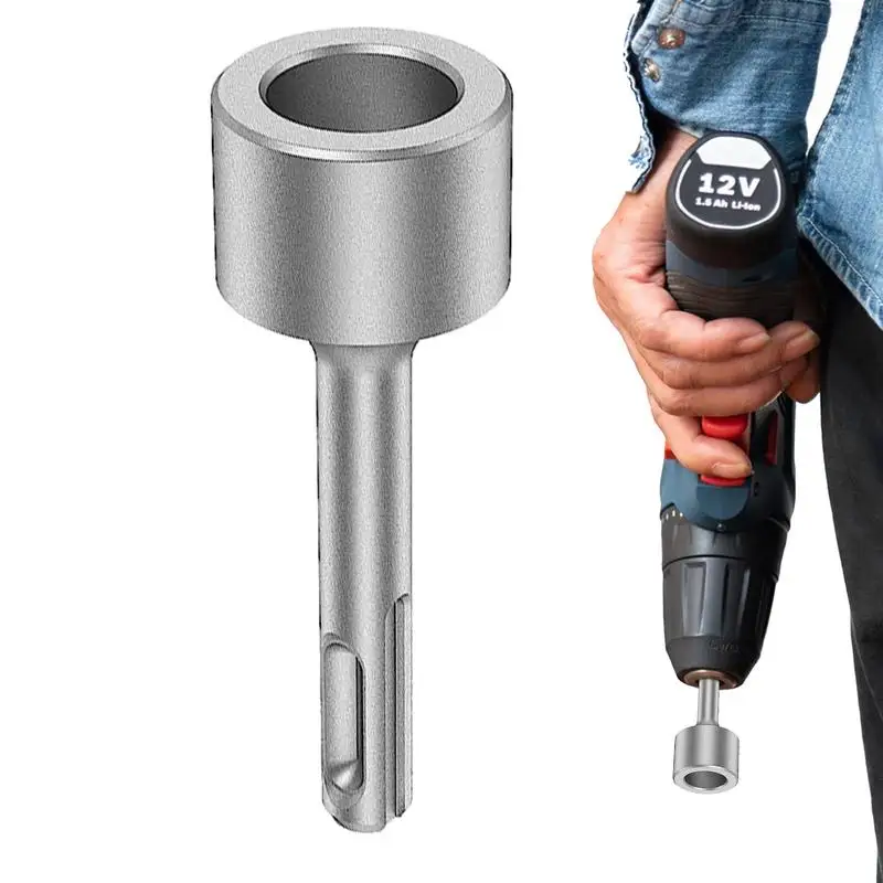 Sds Ground Rod Driver Bit Steel Efficient Ground Rod Drill Bits Piling Drilling Tools Universal Durable Ground Rod Drill Bits