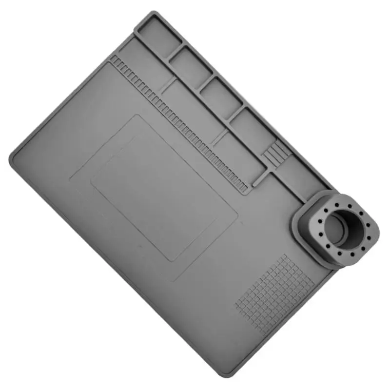 Y1UB Silicone Workstation Mat For Smartphone Repairs Featuring Heat Resistance And Secure Grip Design Professional Repair Pad