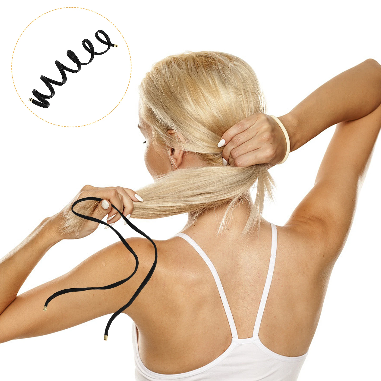 อลูมิเนียมทนทานหญิงอุปกรณ์เสริมผู้หญิงผู้ถือหางม้าผู้ถือหางม้าผมผูกผมสไตล์ผมเครื่องมือ