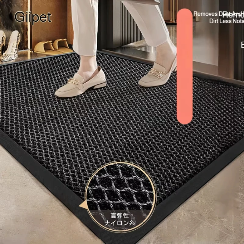 

Easy-clean High-elasticity Entrance Door Mat, Dirt-resistant Carpet, Multi-functional Non-slip Home And Office Welcome Mat
