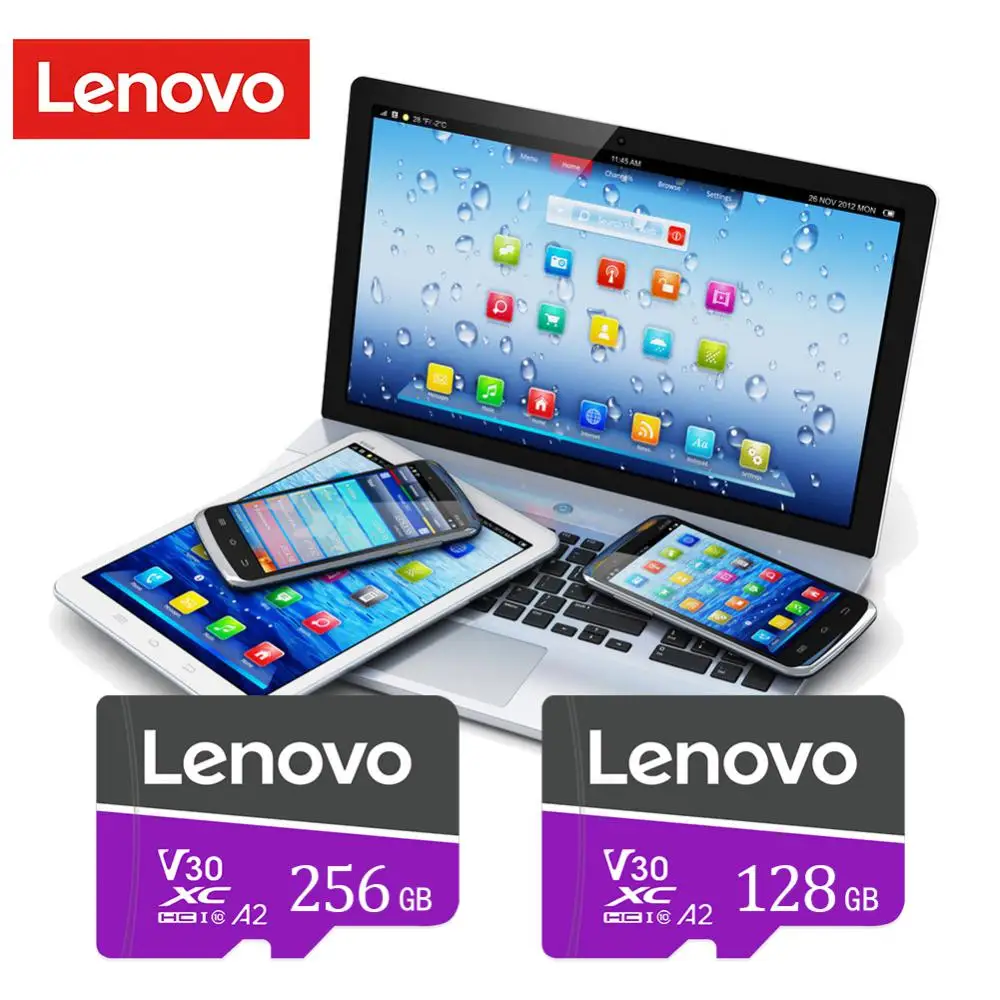 Lenovo Memory Card 2TB 1TB 512GB Flash MemoryCard Class 10 High Speed Micro Mini Sd 256GB TF Card For Nintendo Switch Games