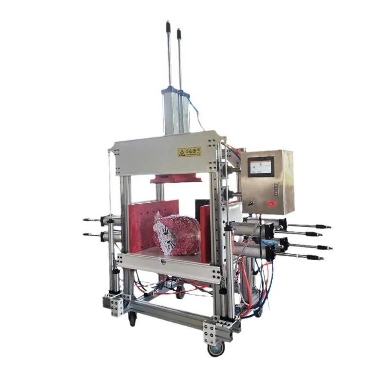 Compression front four-sided compression bag, small plastic bag cover large object machine