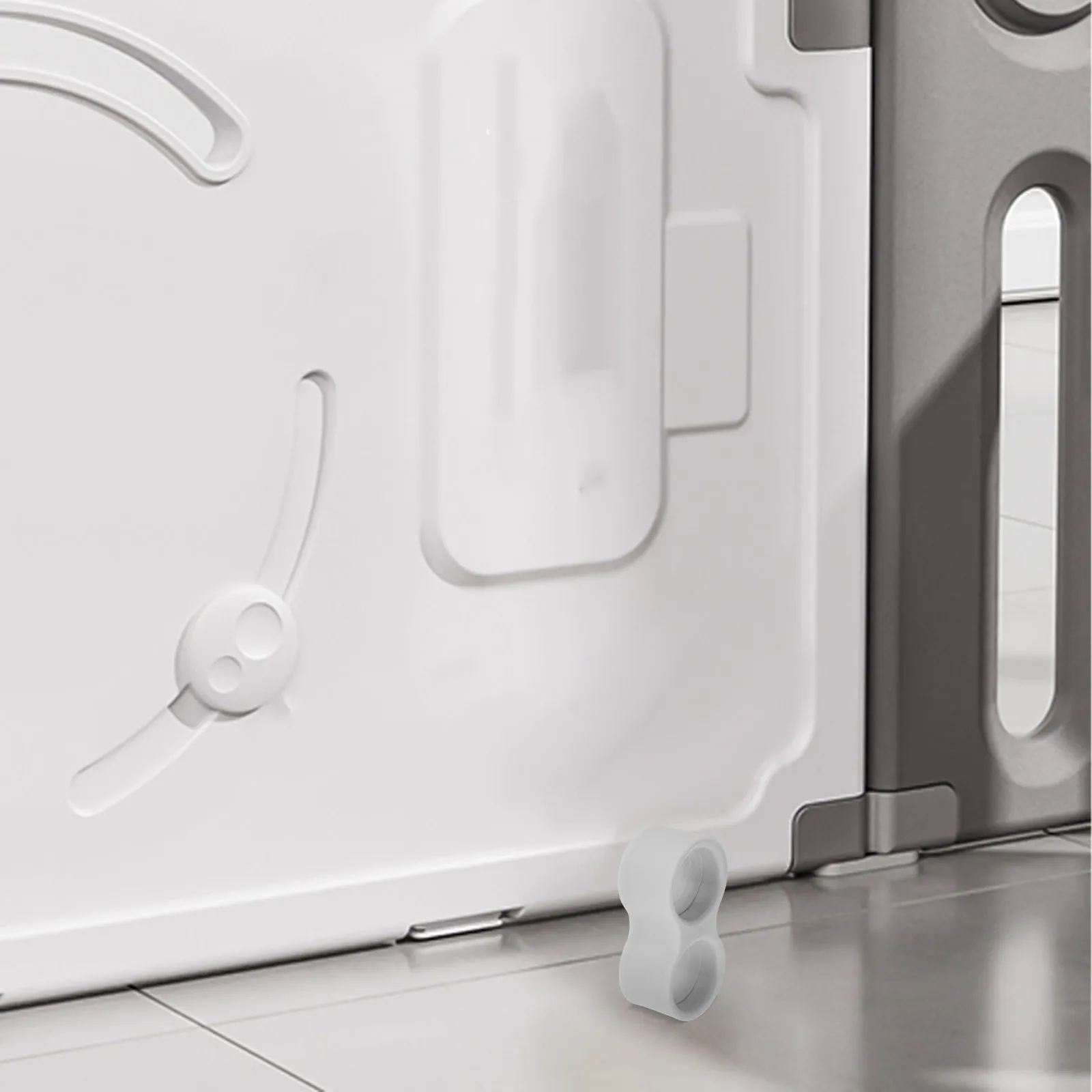 مشبك بلاستيكي آمن لربط أجزاء ساحة لعب الأطفال، سهل التجميع، لعمل منطقة لعب ثابتة، آلية قفل