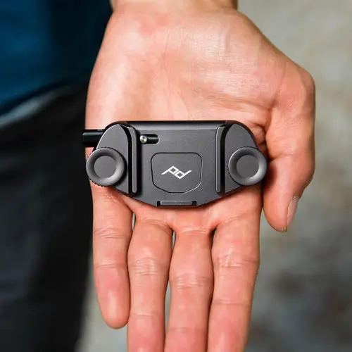 Imagen 2 del producto Clip de correa para mochila de cámara, Kit de liberación rápida para correas de mochila V2, adaptador de montaje para trípode de cámara con placa QR, Clip de captura para cámara