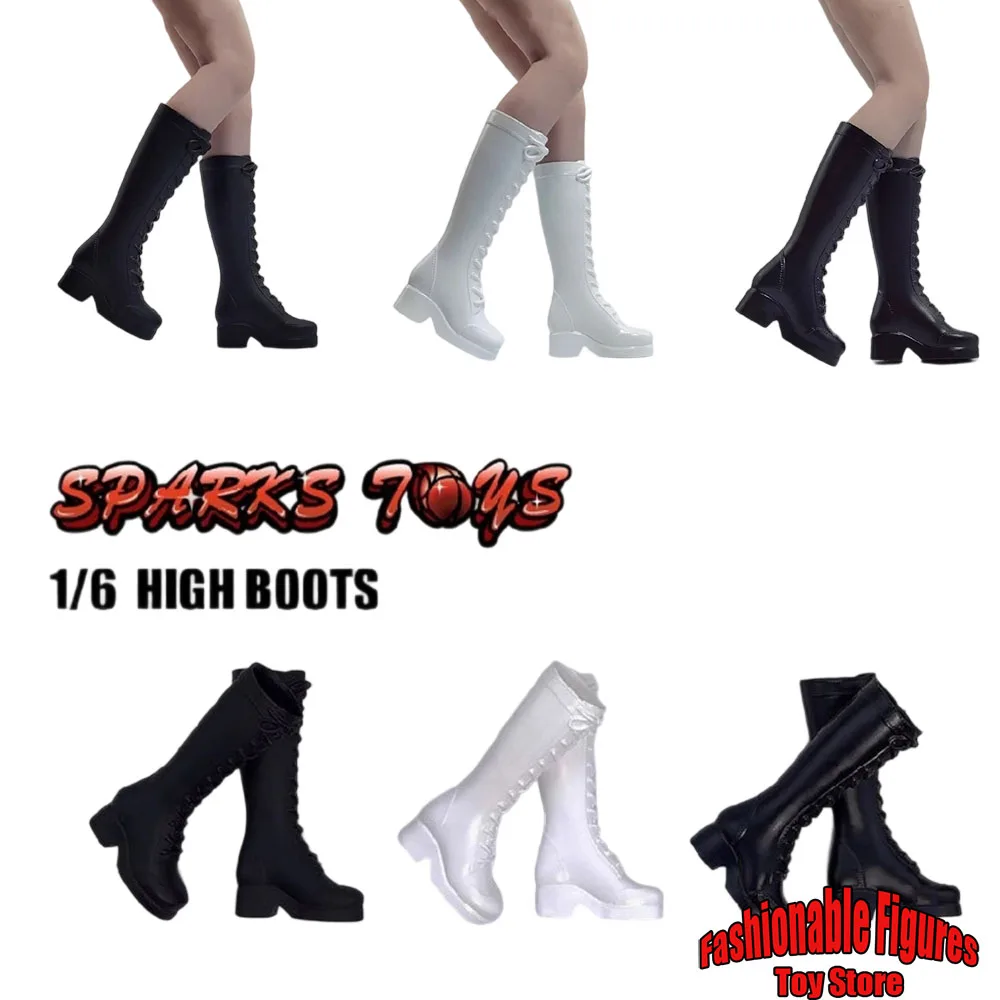 

Sparks Toys Spa-001 1/6 Female Soldier High Boots Gothic Boots Boots Hollow Shoes Fit 12'' Action Figure Model Toys