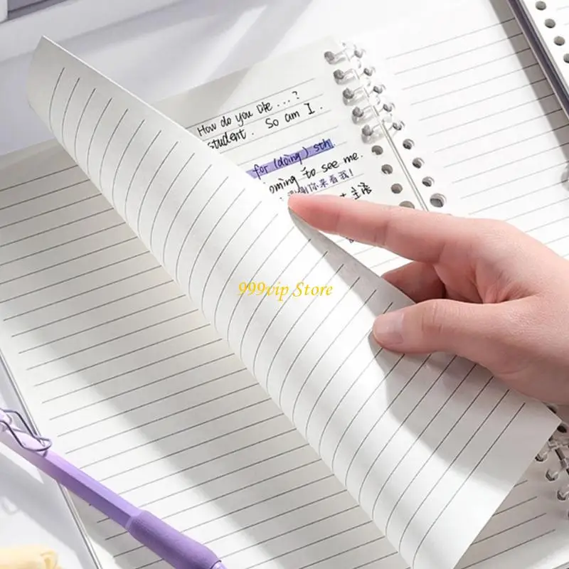 C90C 26 Hole Punched Binder Notebook Planner Binder Journal Notebook, Lined