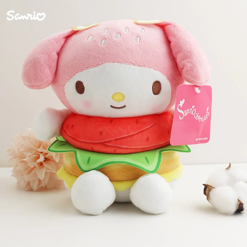 

20cm Kawali Sanrio My Melody Plush Stuffed Animal Toys Cartoon Cute Anime Doll Kids Home Deco Birthday Christmas Gift For Child