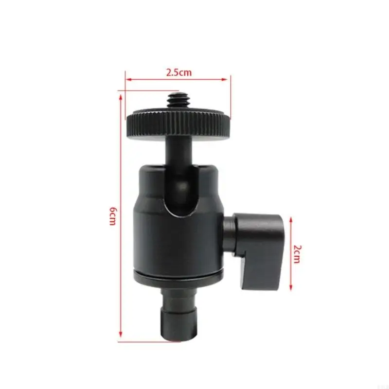 2025 جديدة صغيرة من ألواح ألومنيوم كاميرا رأس الكرة للتصوير الفوتوغرافي والفيديو