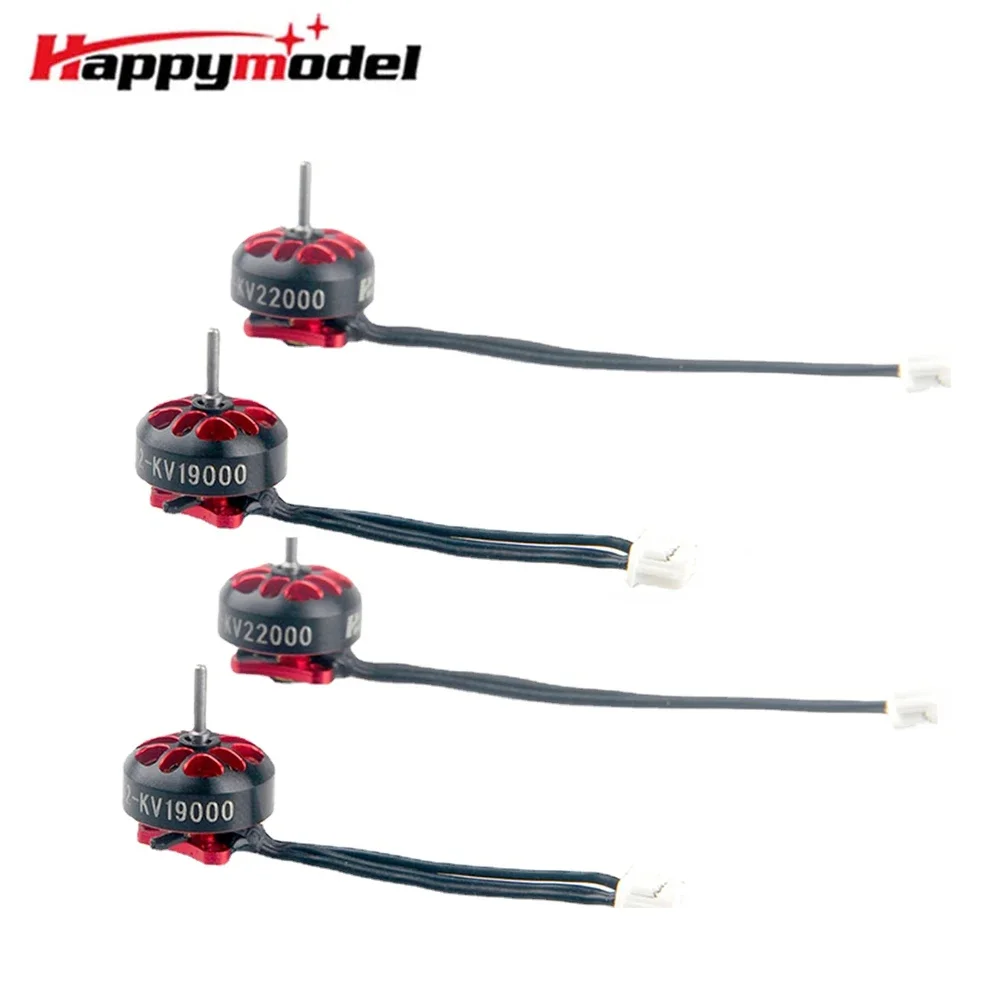 Happymodel EX0802 KV14000 KV19000 / KV25000 1-2S bezszczotkowy silnik 1mm jednoczęściowy dzwonek do RC Moblite6 7 FPV Racing Drone