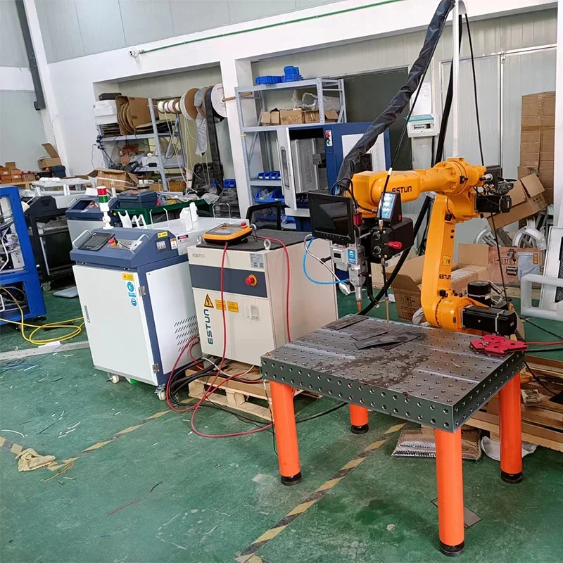 高精度3D自動レーザー溶接ロボット、ステンレス鋼・アルミニウム対応、中国ブランドロボットアーム、1.5KWレーザー溶接