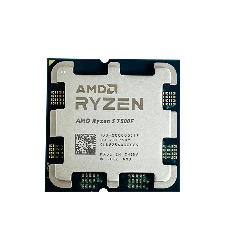 AMD Ryzen 5 7500F R5 7500F 3.7 جيجا هرتز 6-Core 12-Thread CPU 5NM L3=32M 100- 000001015 مقبس AM5 جديد ولكن بدون كول #6
