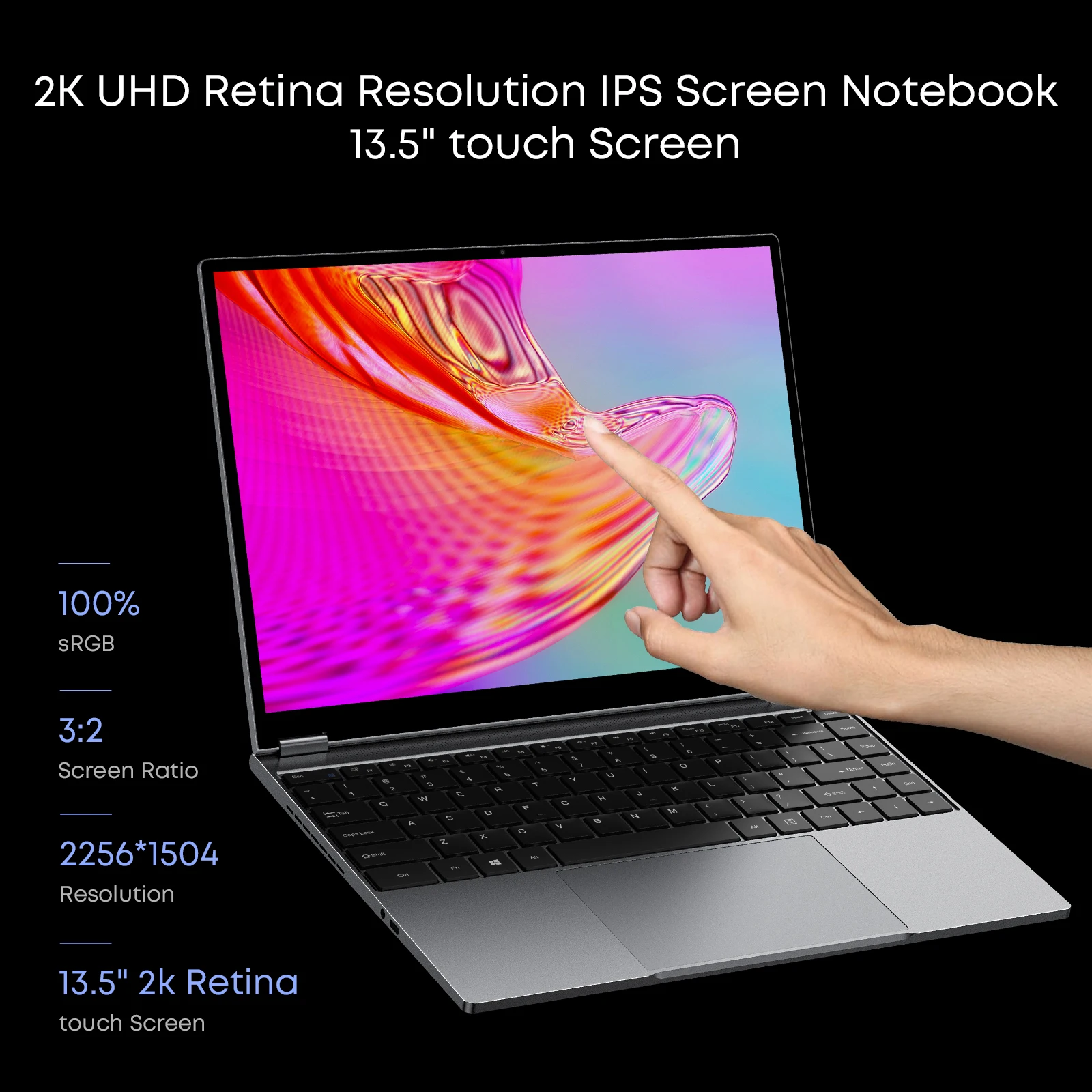 CHUWI FreeBook ノートパソコン Intel N150 クアッドコア 16GB LPDDR5 