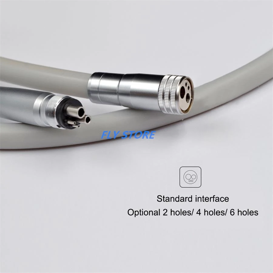 

Dental High Speed Handpiece 2 holes 4 Holes 6 holes handpiece Tube with Connector for High Speed Handpiece Dentistry Material