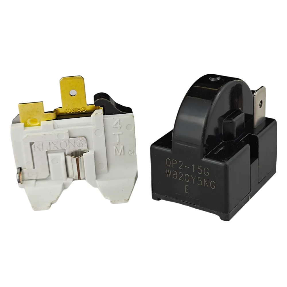 Protector de arranque y mariposa para compresor de refrigerador/congelador, arrancador PTC QP2-15G WB20Y5NG, accesorios de protección contra sobrecarga del arrancador