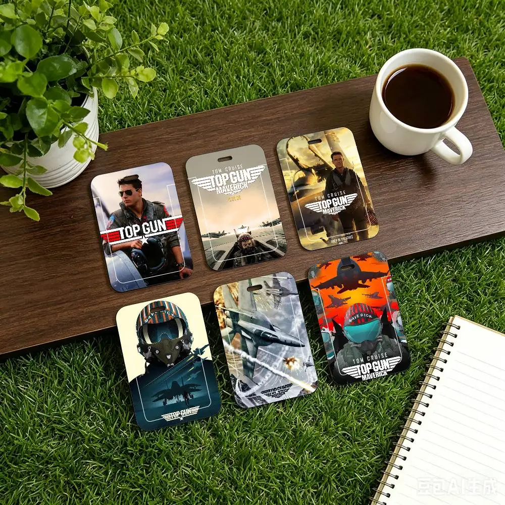 Top Gun Maverick Moive Black Lanyard Card Holders Student Meal Cards And Campus Ids School