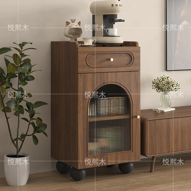 HYS dining side living room against the wall integrated storage household tea storage kitchen storage