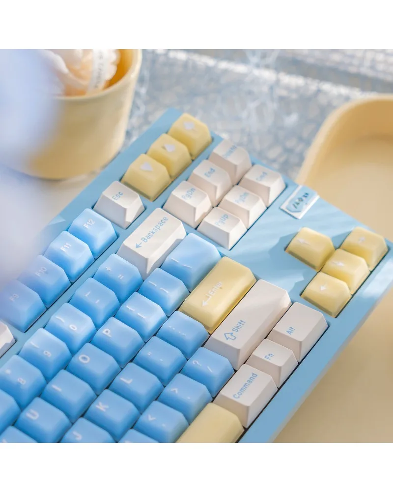 

Semi-transparent keycap PBT + PC two-color customized original high-suitable wooting magnetic axis mechanical keyboard