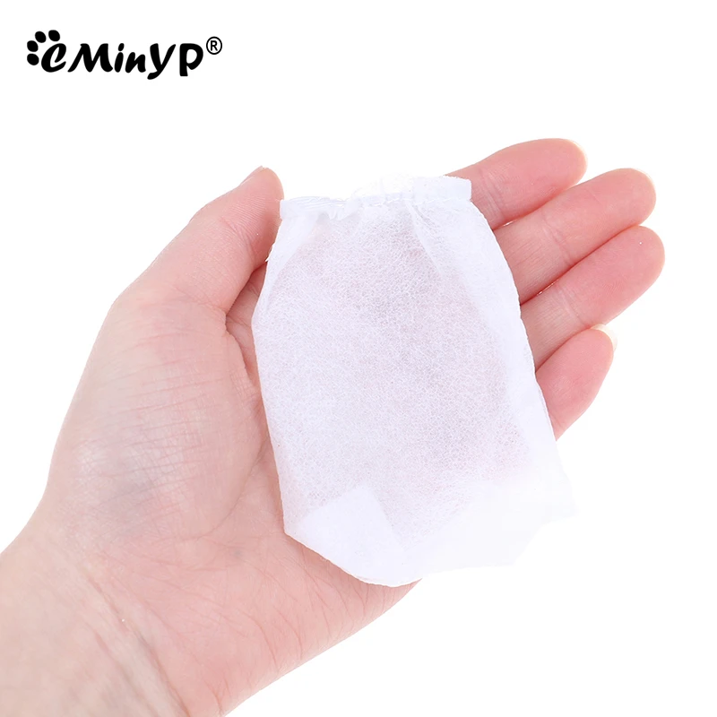 5Pcs Aquarium Siphon Filter Bags Fish Tank Electric Water Changer Gravel Cleaner Replaceable Mesh Bags Sand Washer Accessories