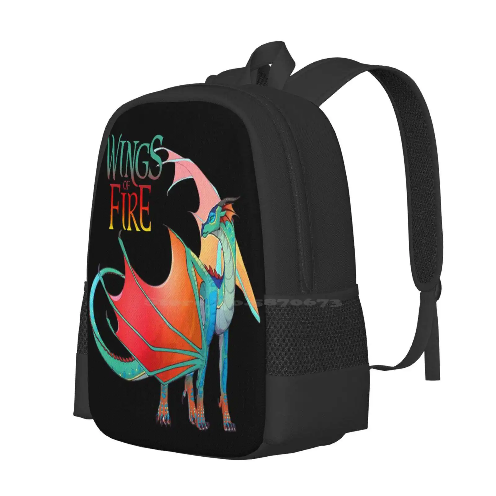 Wings Of Fire-Queen Glory Pattern Design Bag Student'S Backpack Skywing Dragons Sandwing Scholastic Peril Qibli Tsunami Books