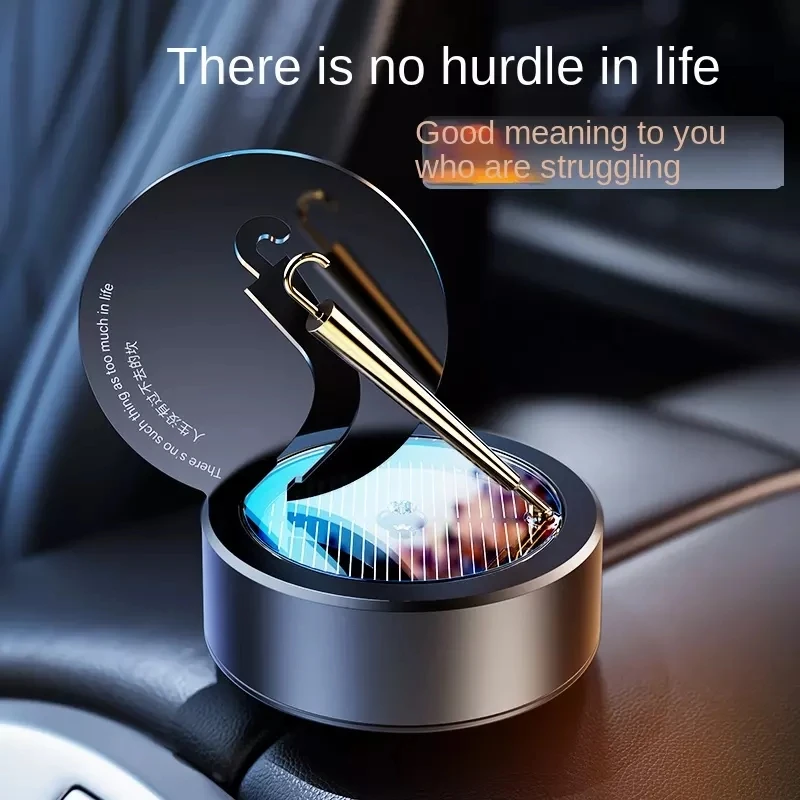 พลังงานแสงอาทิตย์หมุนขนาดเล็ก Golden Umbrellaar Air Fresher ภายในรถยนต์อุปกรณ์เสริมน้ำหอมน้ำหอมที่นั่ง Parfume เครื่องประดับ