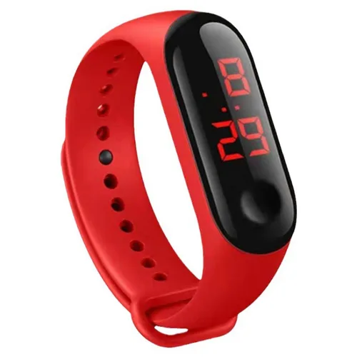 Reloj deportivo para mujer, pantalla LED, reloj electrónico para deportes al aire libre para niños, reloj de pulsera con correa de silicona para hombres, reloj para estudiantes