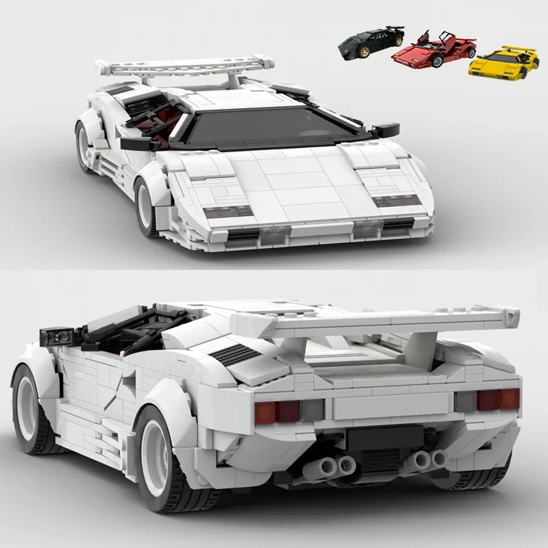 

MOC Super Sports Car Building Block Kit Cool High-Tech Racing Model City Track Racer Kids Toys Boyfriend's Birthday Gifts