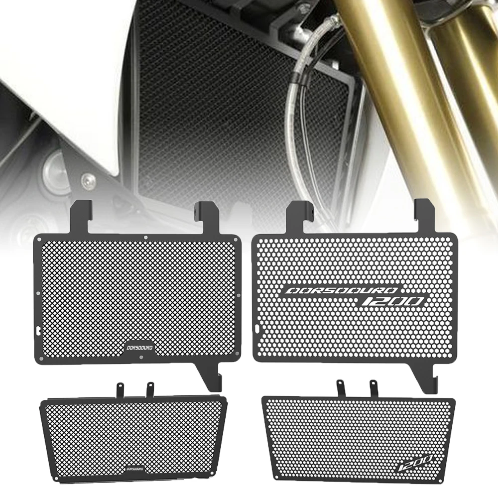 

For Aprilia Dorsoduro1200 Dorsoduro 1200 /ABS 2011-2024 Motorcycle Radiator Grille Guard Oil Cooler Guard Mesh Protection Part