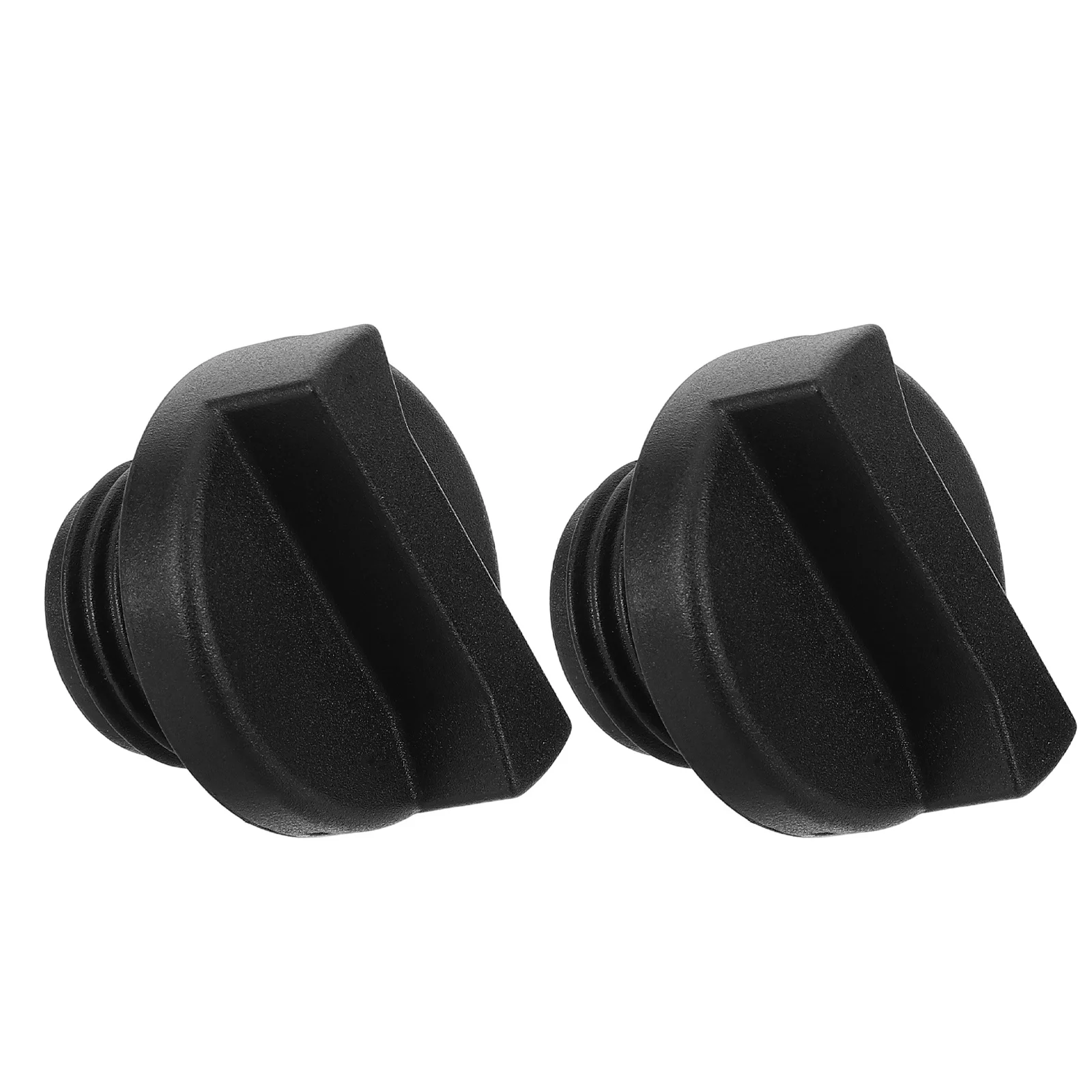 2Pcs Oil Filler Cap Universal High Temperature Plastic Durable Engine Oil Cover Replacement Easy Install Car Part