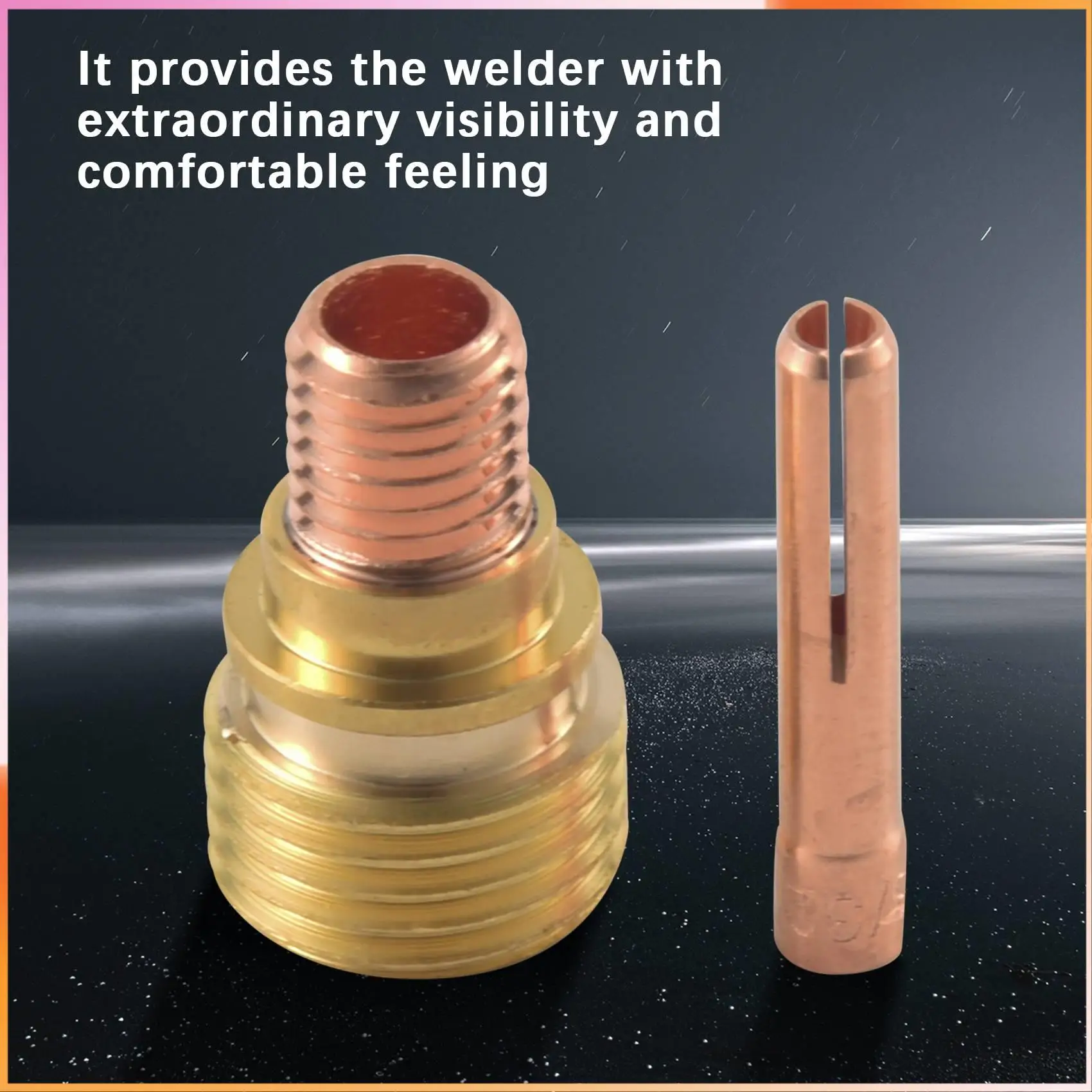 

A93Z 7Pcs/Set 12 Glass Cup Kit Stubby Collets Body Gas Lens Tig Welding Torch For Wp-9/ 20/ 25 Welding Accessories