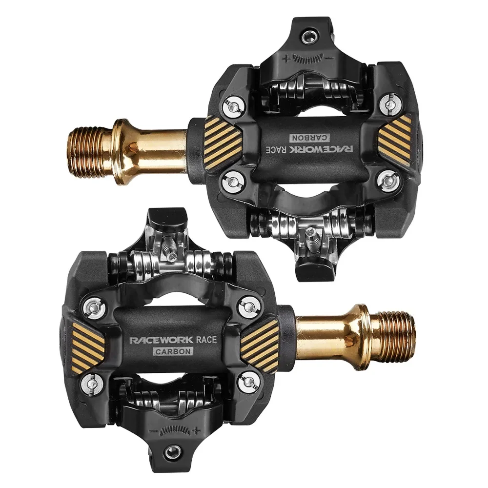 Bicycle Self-Locking Pedal MTB Bike Clipless SPDING Pedals With Cleats Mountain Bike Cycling Pedal M8100 Bearing Pedal
