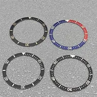 38mm Watch Bezel Flat Aluminum Sheet Ring Watch Inserts with Sticker Replace Accessories 31.5mm-38mm for SKX Parts