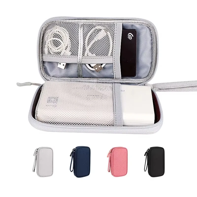 Travel Portable Digital Accessories Storage Bag Organizer of Mobile Phone Bag U Disk Charging Bank Mobile Data Cable Storage Bag