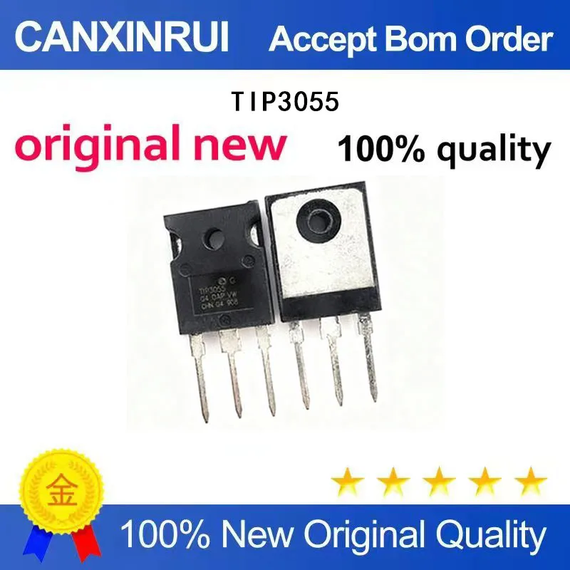 (5-100 Pieces) TIP3055 New TO-247 15A 100V