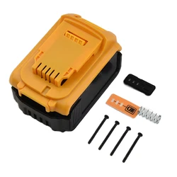 Li-Ion Battery Plastics Case Replacement For DeWalts/20V/DCB201/DCB203 DCB204 DCB200 Power Tool Battery Shell Housing Case Parts