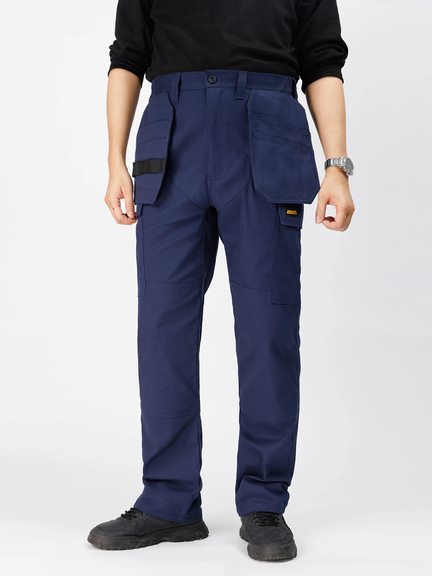 Monos de trabajo elásticos para hombres y mujeres: traje de soldadura duradero con bolsillos para herramientas, uniforme mecánico para reparación de automóviles y taller