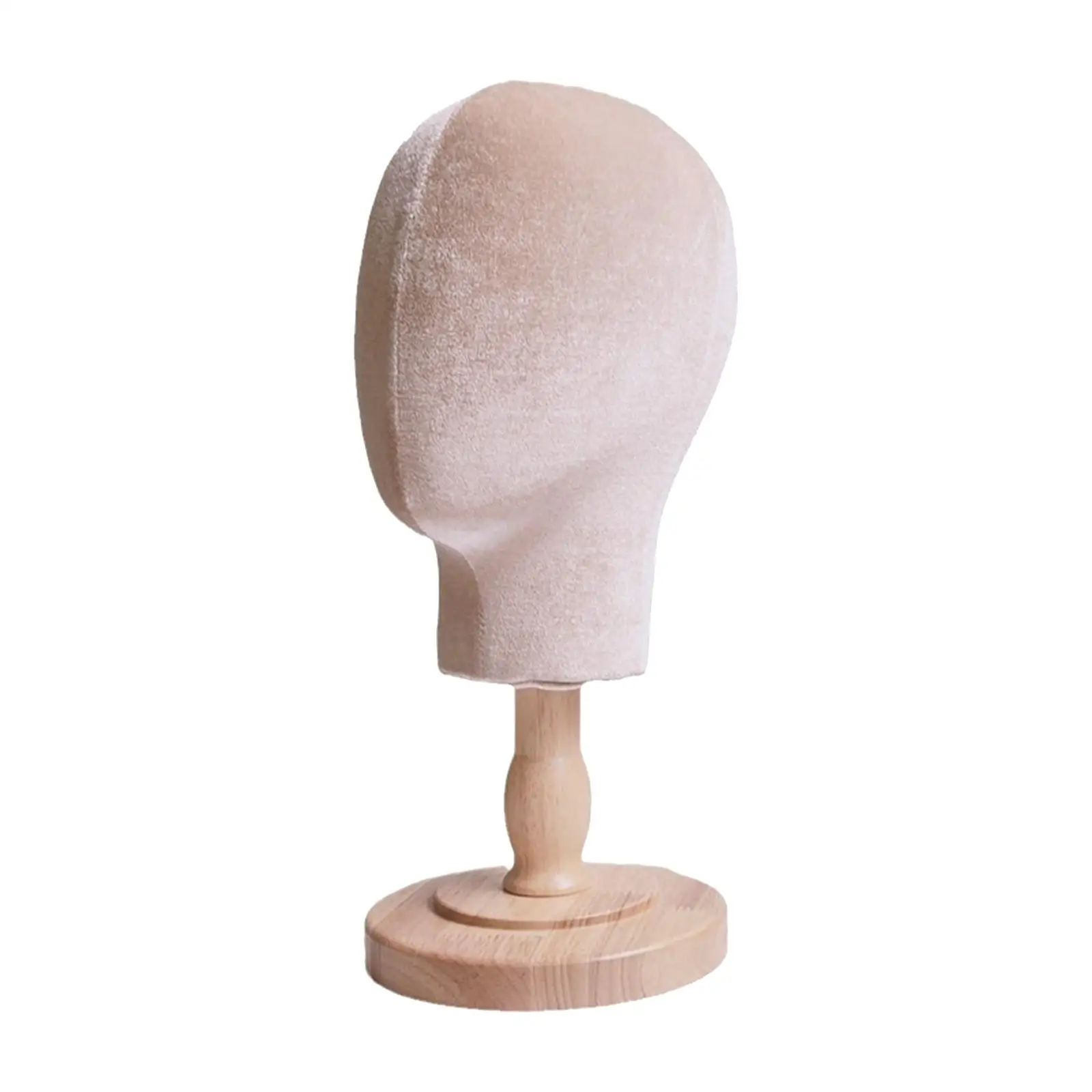 Luxury Fiberglass Mannequin Head - White Display Stand for Wigs & Jewelry