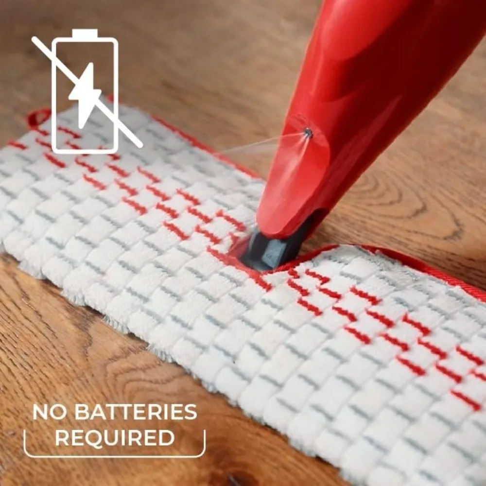 마이크로화이버 스프레이 대걸레, 99% 박테리아 제거, 물만으로 깊은 청소, 추가 리필 포함